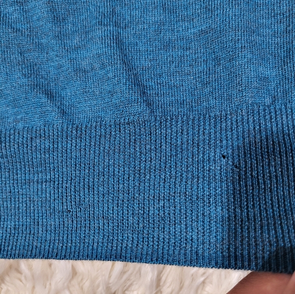 Peter Millar Sweater Vest Mens Medium Knit 100 % Merino Wool Blue Golf - Picture 16 of 16